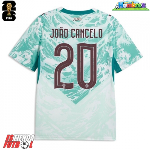 Portugal Joao Cancelo #20 Segunda Equipación Mundial 2026 Manga Corta